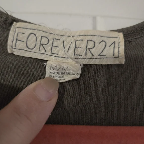 Forever 21 Charcoal Tank Top - Picture 2 of 3
